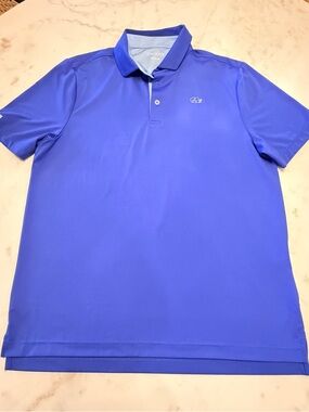 Like New Men's Good Good Golf 
Polo Royal Blue Size Medium